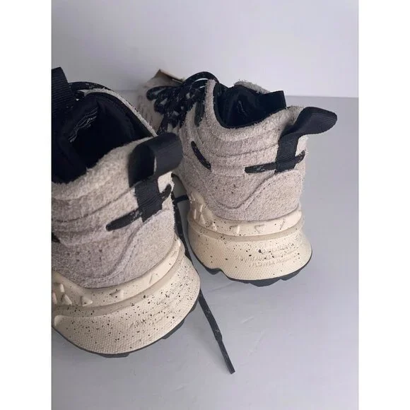 NEW Free People Flower Mountain Bloom Speckled Sneakers US 6.5 EU 37 Gray Suede